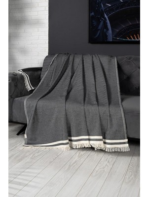 Braventa Collection Denizli Concept Alinda Koltuk Örtüsü Antrasit 170X230 cm
