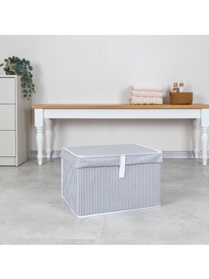 Braventa Collection Orret Home Çok Amaçlı Kapaklı Sandık Tipi Hurç Organizer – Büyük Boy Saklama – Dolap Içi, Yatak Altı