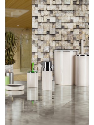 UltraMint Pratik ve Şık Banyo Seti, Bej Renk, Yüksek Kalite, Kullanım Kolaylığı