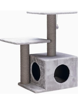 Braventa Collection Kedi Tırmalama, Gri, 45X34X70CM