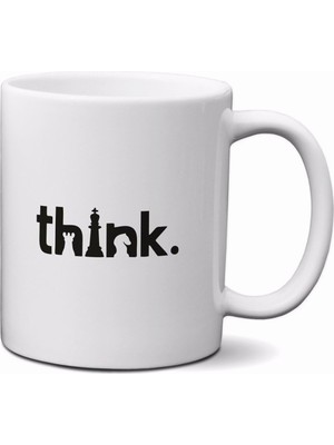 Braventa Collection Satranç Kupa Bardak Coffee Mug Hediyelik Game Mug