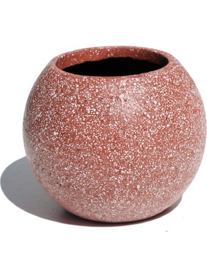Hobi Tarım Beton Küre Saksı 27X30CM