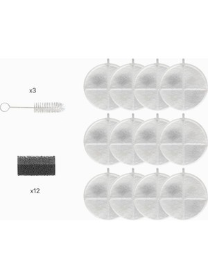 Braventa Collection Xenon Akıllı Otomatik Kedi Su Pınarı Mobil Uygulama Denetimli Geniş Hazneli Pet Sebili LED Işıklı Su