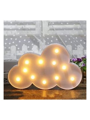 Braventa Collection LED Işık Bulut Çocuk Odası Gece Lambası Dekoratif LED Aydınlatma