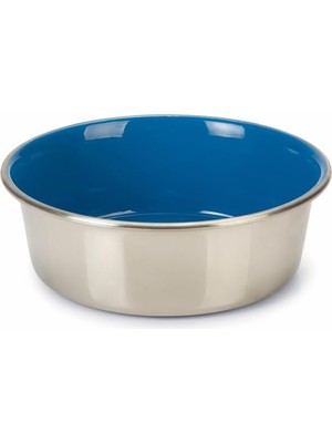 Braventa Collection Köpek Mama Su Kabı Içi Mavi, 16CM, 940ML