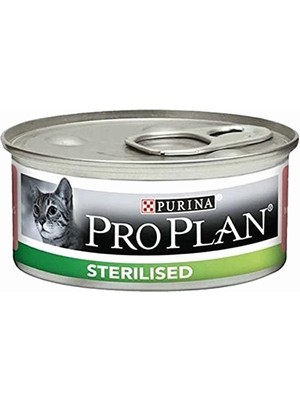 Delixa Pro Plan Sterilised Kısırlaştırılmış Ton Balıklı ve Somonlu Yetişkin Kedi Konservesi 85GR