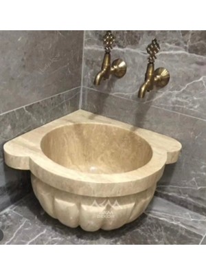 UltraMint Dilimli Traverten Köşe Kabuğu, Doğal Mermer Hamam ve Kurna Ürünleri