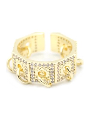 Remstdrk Halkalı Yüzük - Altın