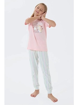 Arnetta Kısa Kol Kız Çocuk Pijama Takım 3571