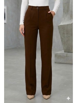 Başak Collection Kadın Yüksel Bel Full Likralı Palazzo Pantolon