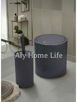 UltraMint Pratik ve Şık 2 Parça Yuvarlak Banyo Seti, Temizlik Için Ideal