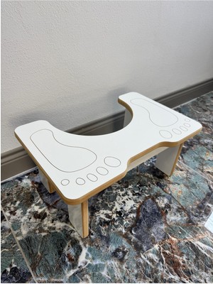 UltraMint Pratik ve Konforlu Çömelme Ayak Taburesi, Wc Basamak ve Tuvalet Destekli