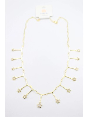 Remstdrk Yıldız Sallantılı Kolye - Altın