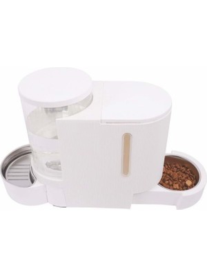 Braventa Collection M-Pets Duplo Mama ve Su Kabı Hazneli Whıte 3l/1.3kg