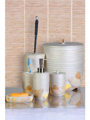 UltraMint Renkli 5'li Banyo Seti, Şık ve Kullanışlı Temizlik Ürünü