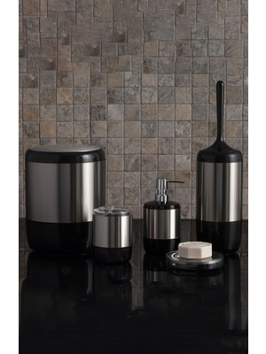 UltraMint Lima Xl Banyo Seti – Şeffaf Siyah, Şık ve Kullanışlı Tasarım