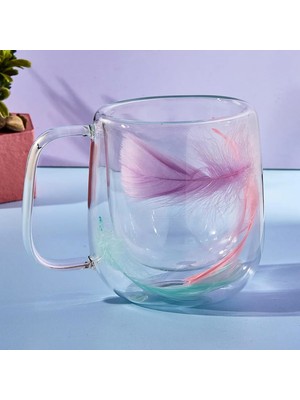 Braventa Collection Double Feather Çift Cidarlı Kupa 250 ml