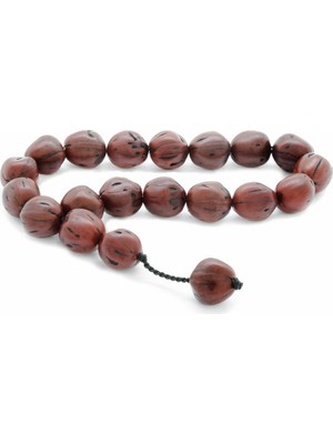 Braventa Collection (Tesbihane) Sistemli Doğal Kesim Kırmızı Renk Kokulu Osmanlı Usulu Andız Ağacı Efe Tesbih