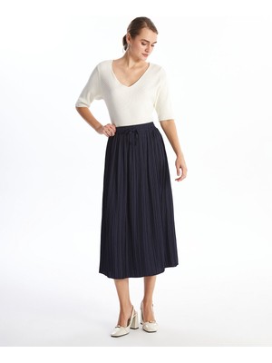 Lc Waikiki Yeni Sezon Beli Lastikli Saten Kadın Etek