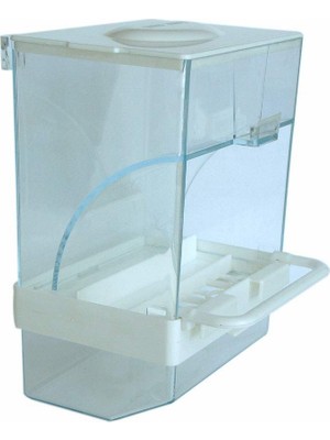 Braventa Collection Mix-Akıllı Kuş Yemliği Taban Hazneli Beyaz (10-7,5)-14,5 cm