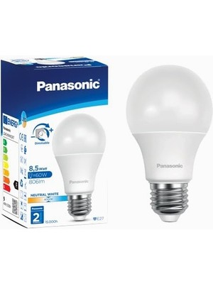 Braventa Collection Panasonic E27 LED Dim Lamba 8.5W 806LM 4000K
