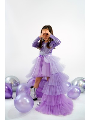 Duca Masal Kuyruklu 3 Parça Parlak Özel Gün Seti