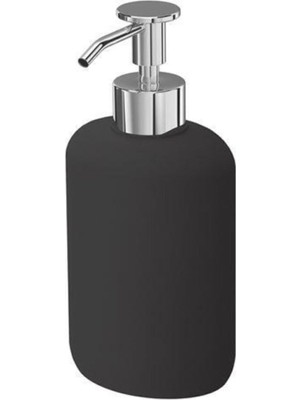 UltraMint Koyu Gri Sıvı Sabunluk, Şık ve Kullanışlı Banyo Aksesuarı