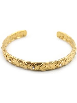 Remstdrk Ay Güneş Bilezik - Altın