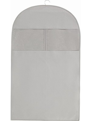 Braventa Collection Ocean Home Textile Gri Balıksırtı Elbise Kılıfı 60 x 100 cm