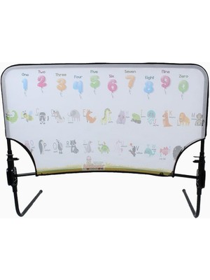 Braventa Collection Agubugu Baby - Sayılar ve Harfler Öğretici Katlanabilir Yatak Bariyeri 90CM