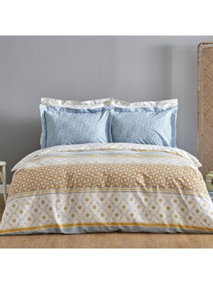 Braventa Collection Home Sarah Anderson Carlene Çift Kişilik Nevresim Takımı, Sarı