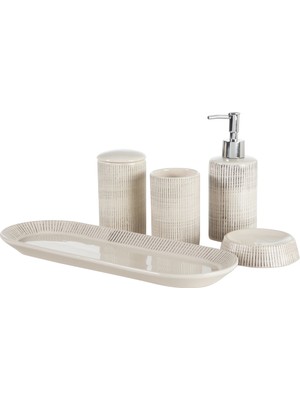 UltraMint Línea 5'li Kutulu Banyo Seti, Ferah ve Şık Tasarım