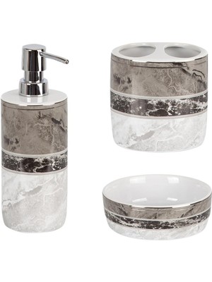 UltraMint Yumuşak ve Şık 3'lü Banyo Seti, Konforlu ve Zarif Tasarım