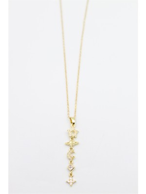 Royaleks Gezegen Yıldız Kolye - Altın