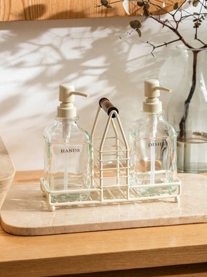 UltraMint Şık 3 Parça Metal Banyo Seti, Modern ve Dayanıklı Tasarım