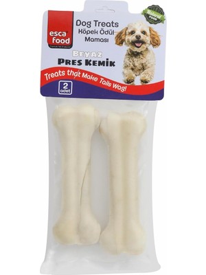 Braventa Collection Esca Food Beyaz Pres Kemik 12,5 Santimetre 2'li 100 Gram Köpek Ödül Maması