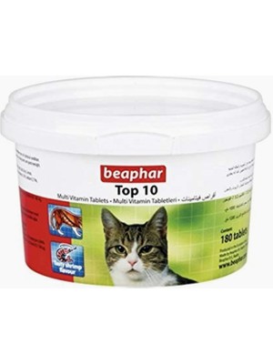 Braventa Collection Beaphar Top 10 Kedi Vitamini - 180 Adet