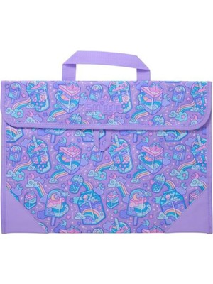 Smiggle Trailblazer Lila Kitap Çantası