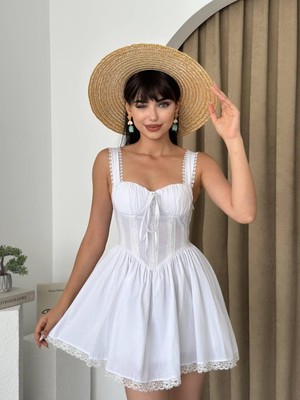 Başak Collection Lille Arkası Bağlamalı Elbise