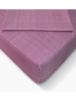 Braventa Collection Alla Turca 100X200 cm Lastikli Çarşaf Seti - Gül Kurusu AT7600