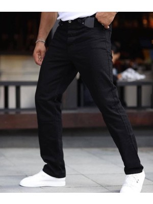 Başak Collection Erkek Siyah Baggy Jean