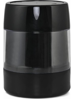 Braventa Collection Siliwax Premium Çöp Kovası-Siyah