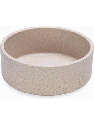 Braventa Collection Köpek Mama Su Kabı, Bambu, Bej, 12CM, 300ML