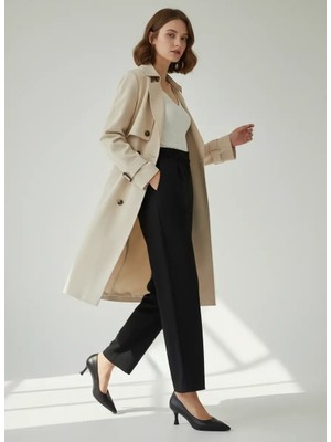 Nergis Model Hakiki Deri Kare Burun Kadın Topuklu Ayakkabı – Şık ve Klasik Tasarım