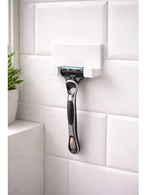 Yami Design 5' Lı Permatik Tutucu - Banyo Düzenleyici - Jilet Tutucu Aparat - Çok Amaçlı Banyo Askısı