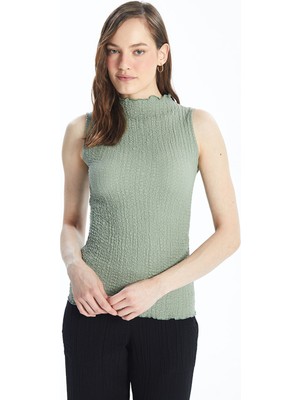 Lc Waikiki Yeni Sezon Kadın Dik Yaka Düz Atlet