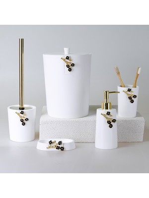 UltraMint Modern ve Şık Banyo Seti, Beyaz Renk, Pratik Kullanım, Yüksek Kalite