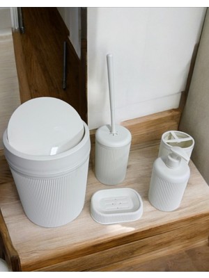 UltraMint 5’li Banyo Seti, Şık ve Kullanışlı Banyo Aksesuarları Paket
