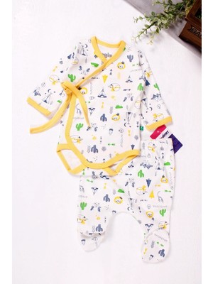 Hazego Kruvaze Bağlamalı Camp Desenli 2'li Erkek Takım