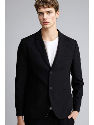 DeFacto Modern Fit Penye Blazer Ceket F2347AX26SP